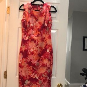 Calvin Kline floral dress.